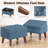 15.75" Wide Rectangle Storage Ottoman Stool, Entryway Ottoman Chairs,Footstools-95202286