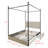 Zahiya Upholstered Metal Storage Canopy Bed-2131505597