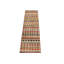 Pasha Wool Geometric Area Rug in Beige/Brown/Red