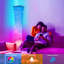 Lampe sur pied, lampe à DEL intelligente avec changement de couleur RVB avec application et télécommande, mode bricolage, lampe d'angle moderne sur pied Music Sync pour le salon / chambre à coucher (carré, 62 pouces)