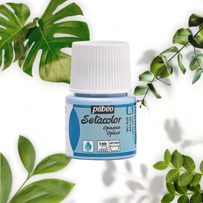 Sky Blue Fabric Paint Set 45ml