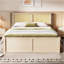 Lit plateforme avec rangement en bois 4 tiroirs-620759082-620759060