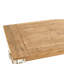 Table basse rectangulaire en bois 47 po x 27,5 po x 20 po