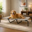 Grand lit pour animal de compagnie, lit surélevé pour chien