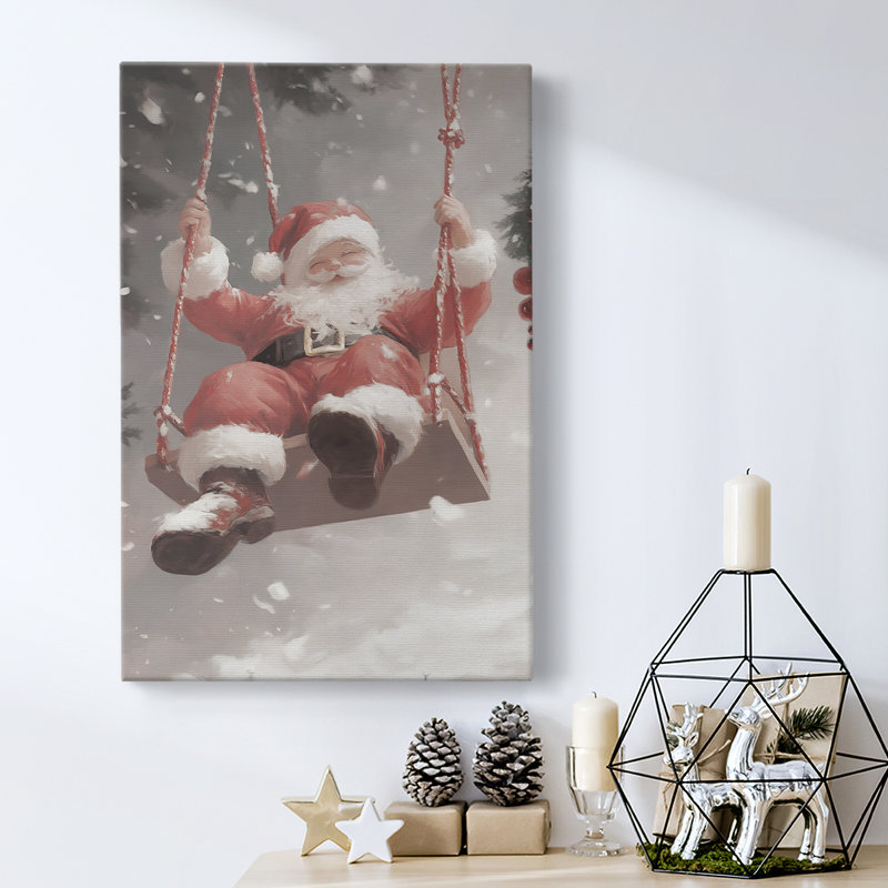 Art des Fêtes de Noël - Toile tendue avec châssis - Série 2-LX III, H 18 po x l 12 po