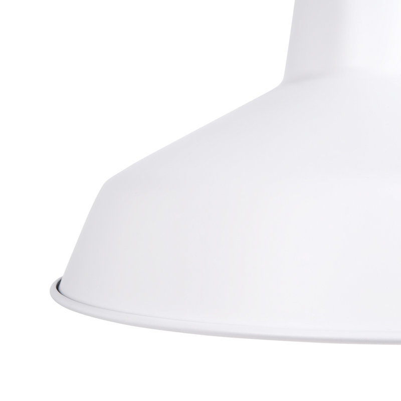 Abigail 1 - Light Dome Pendant, White