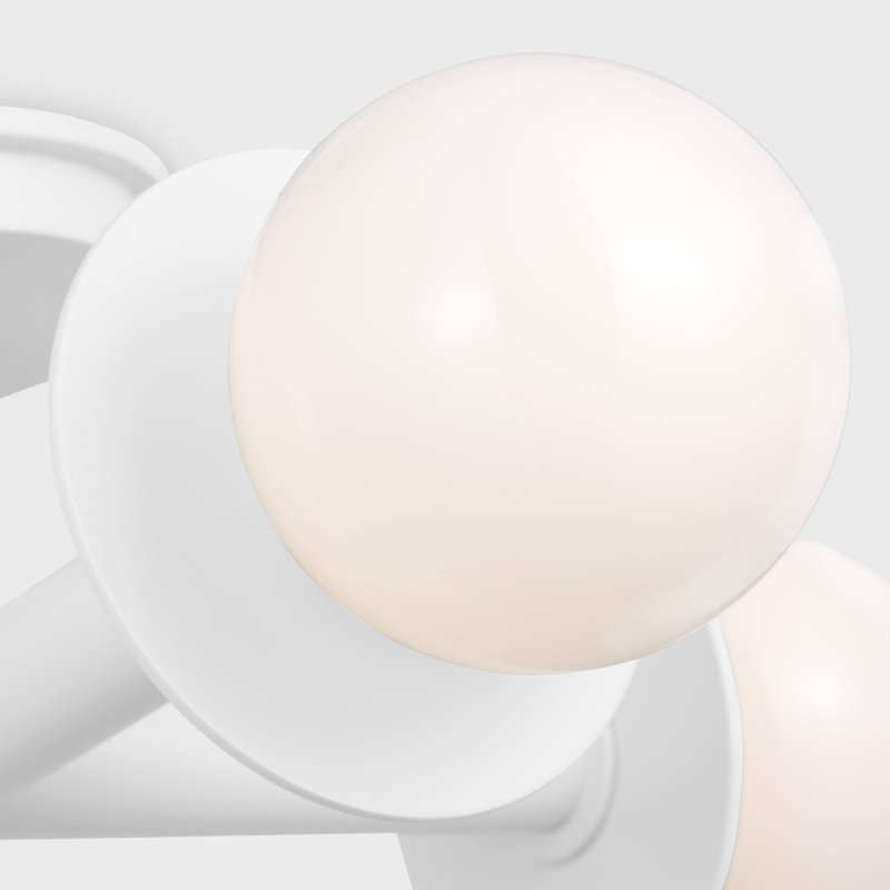 4 - Light Semi Flush Mount