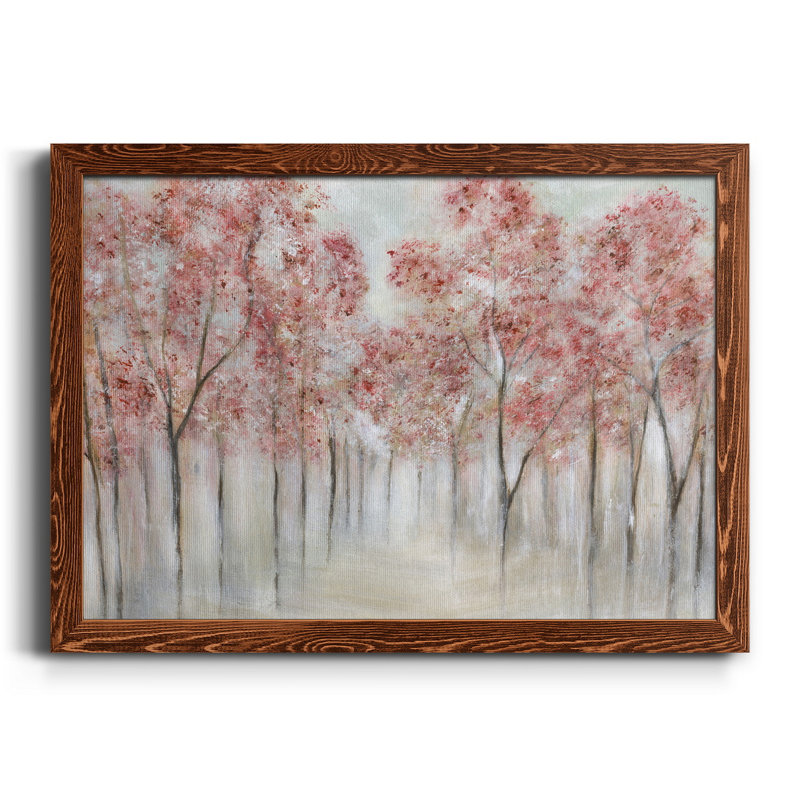 «Blush Spring», peinture sur toile encadrée, Érable, H 31,5 po x l 23,5 po x P 1,5 po