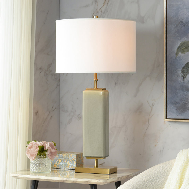 Lampe de table Dann Foley, Vert olive