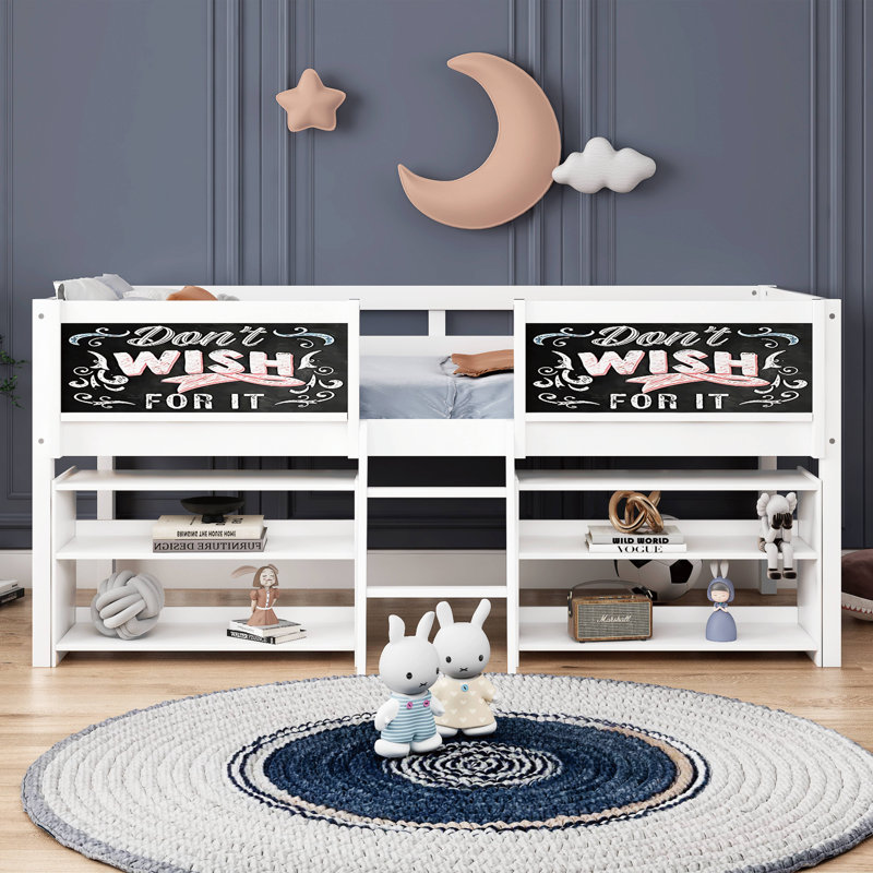 Lit superposé simple Guydra par Harriet Bee, Blanc