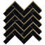 Natural Bianco 1" x 3" Marble Chevron Mosaic Wall Tile-67857340