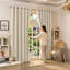 100 % Polyester Blackout Eyelet Room Darkening  Thermal Curtain (Set of 2)-2063129084-2063129081