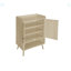 Armoire de rangement pour chaussures autoportante et moderne, pour entrée