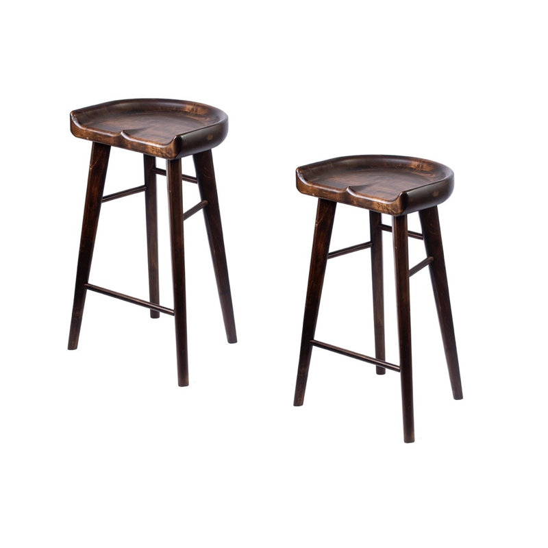 Oubre Solid Wood Counter Stool