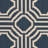 Arneshia Geometric Navy/Beige Indoor / Outdoor Area Indoor/Outdoor Area Rug-1826067311