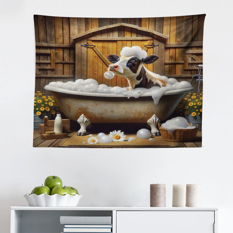 Tapisserie en microfibre, H 23 po x l 28 po