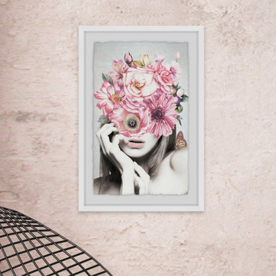 « rose floral beauté »-cadre photo, impression sur papier
