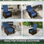 Fauteuil inclinable inclinable en rotin 360 °