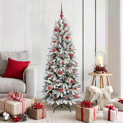 Artificial Christmas Tree with 150 LEDs White