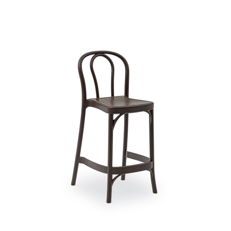 Tabouret de bar H 26 po, Wengé