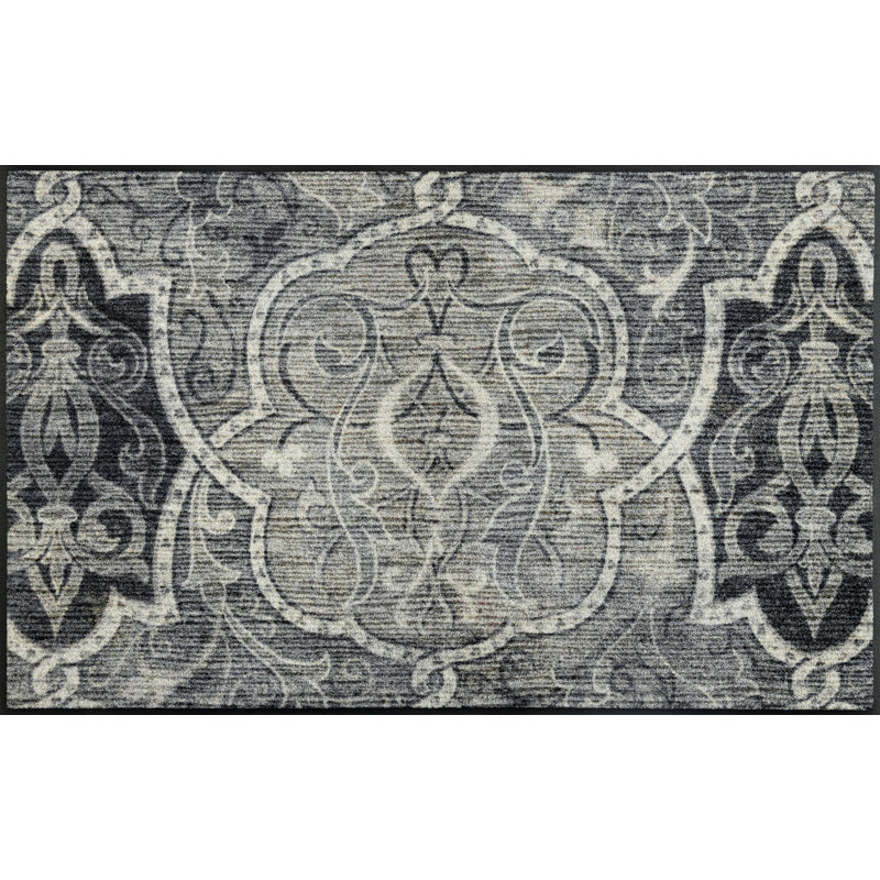 Ventana Non-Slip Floral Doormat, Rectangular 75 x 120cm