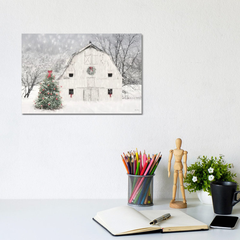 Giclée de Noël sur toile de Noël - Toile tendue avec châssis