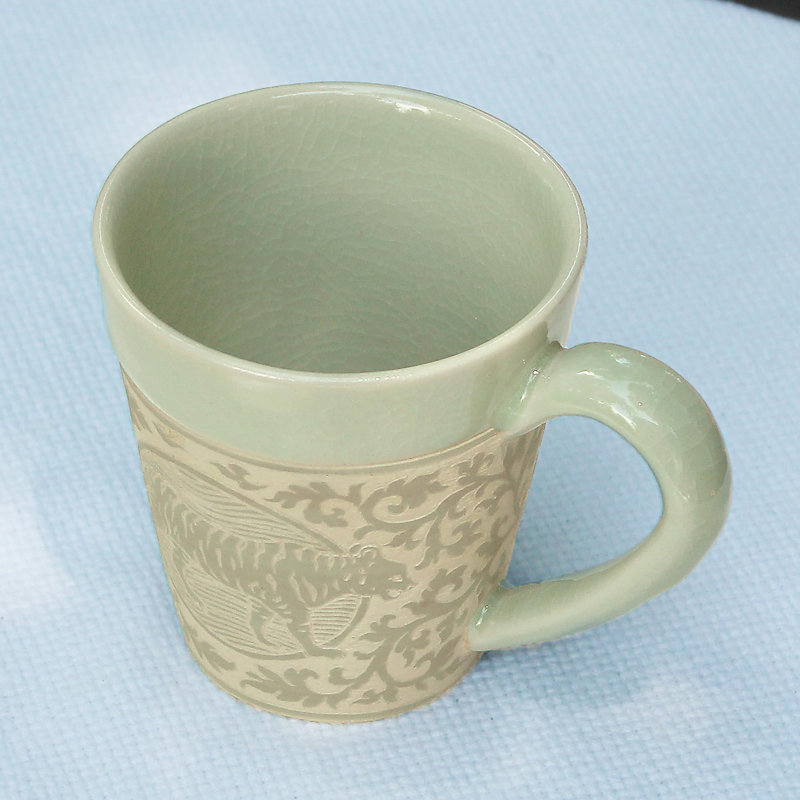 Tasse de café tigre du zodiaque thaïlandais