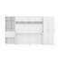 Grand lit escamotable avec placard, tiroirs et tablettes-654336309