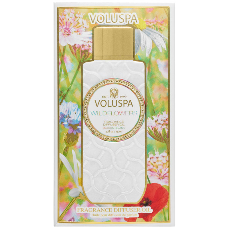 Wildflowers 15Ml Diffuser Oil, Plant/Floral, White