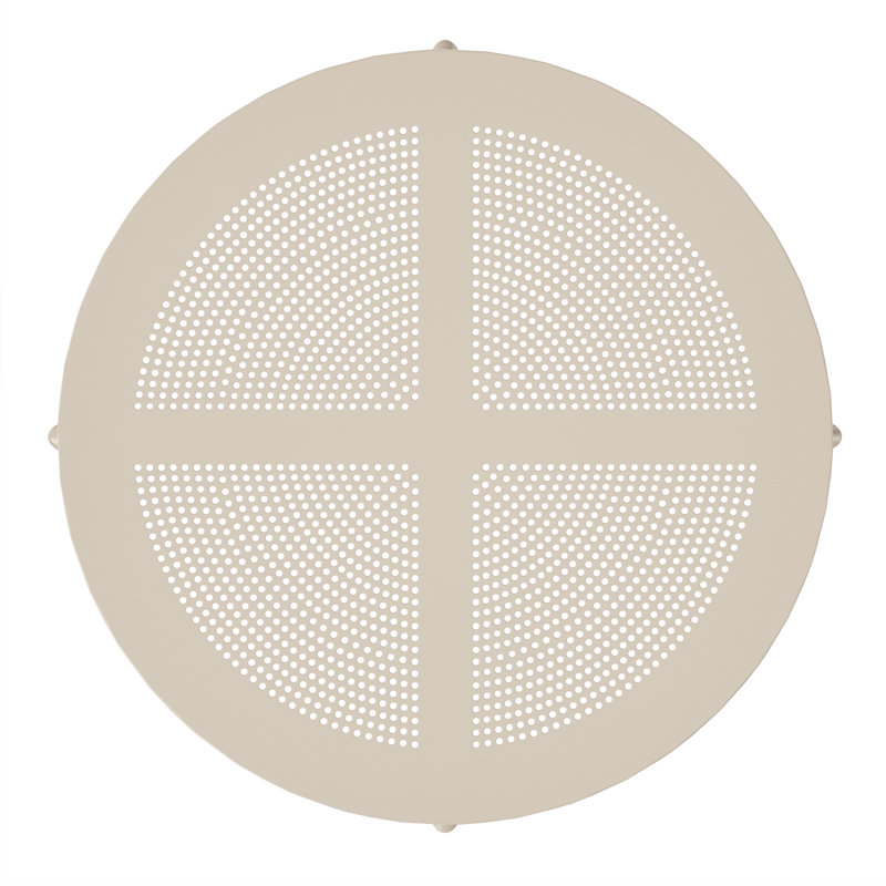 Table de salle à manger ronde 31,5 ", Beige