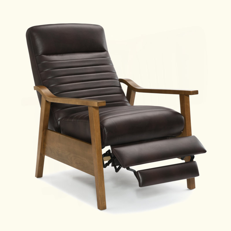 Fauteuil inclinable Asher, Brun foncé