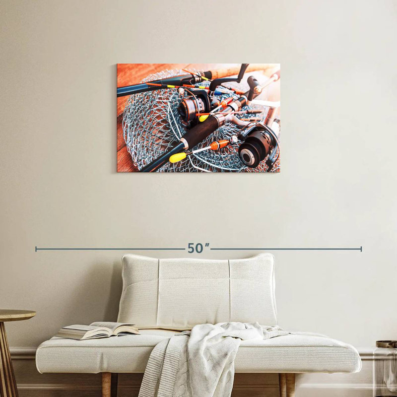 Senne Ready To Fish, 20" H x 30" W