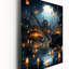 Horloge murale Japon Art Sea of Lanterns III - Cityscapes-99631651