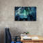 «Northern Lights Aurora Borealis Over Glacier Ice 3» par Epic Portfolio, estampe numérique sur toile-1069829881
