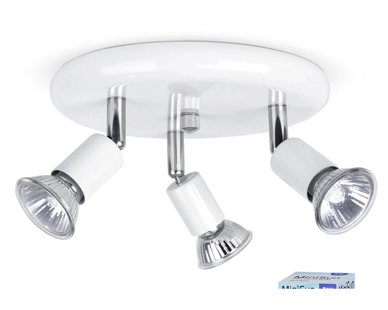 Elen Spotlight, White, No Bulb