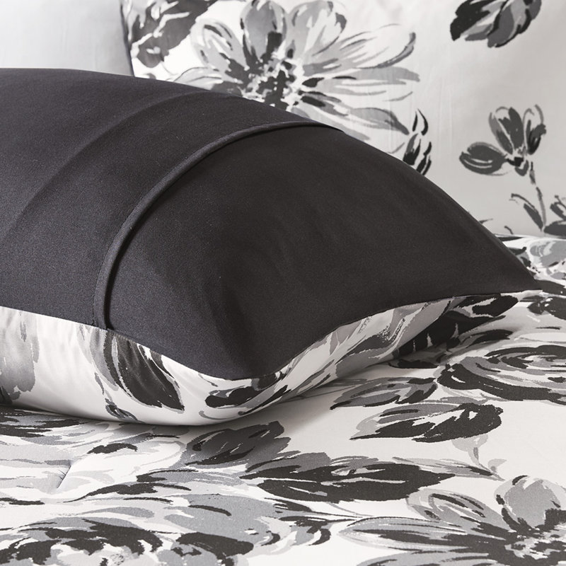 Ensembles de literie élégants à motif floral en polyester doux pour un confort contemporain