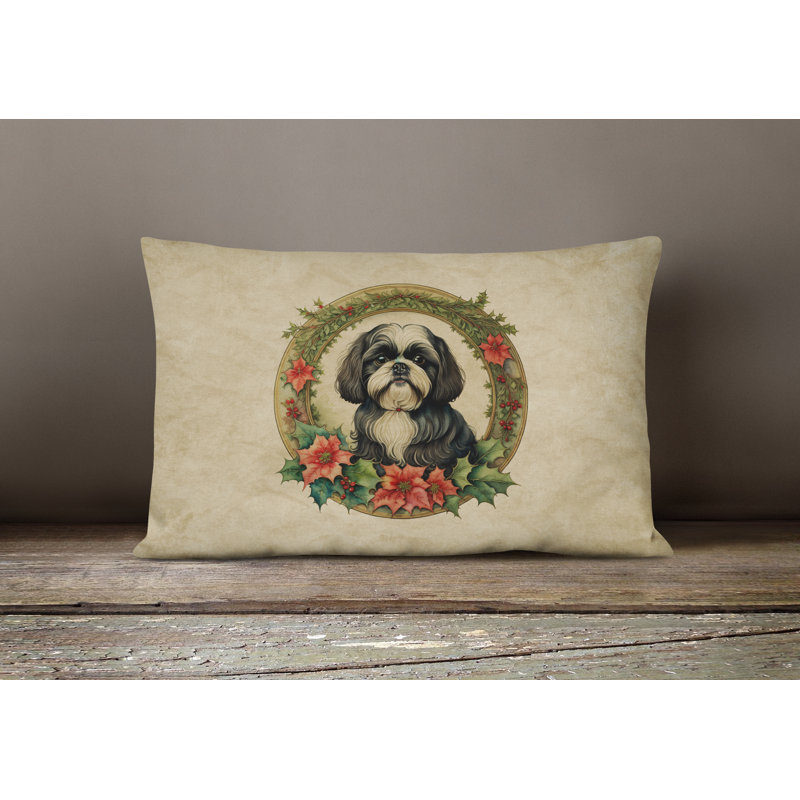 Coussin Christmas, 12 po x 16 po, Rectangulaire
