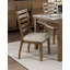 Ensemble de chaises d'appoint de style traditionnel cerisier 2 pièces