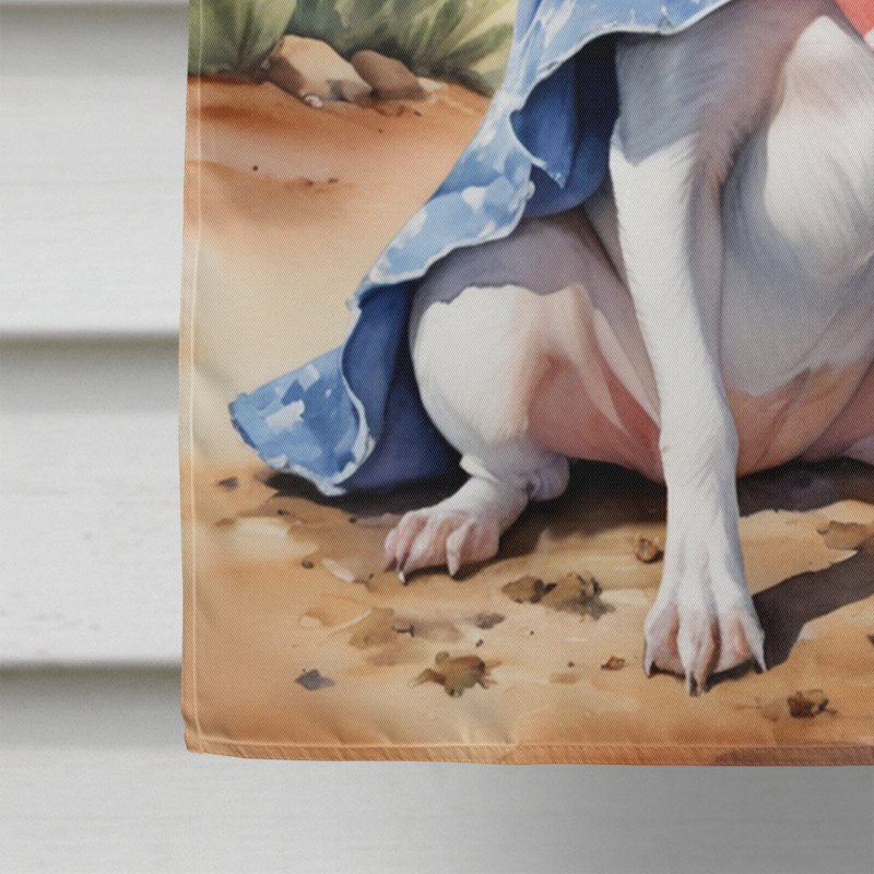 Drapeau Cowboy Welcome House, Terrier de rat
