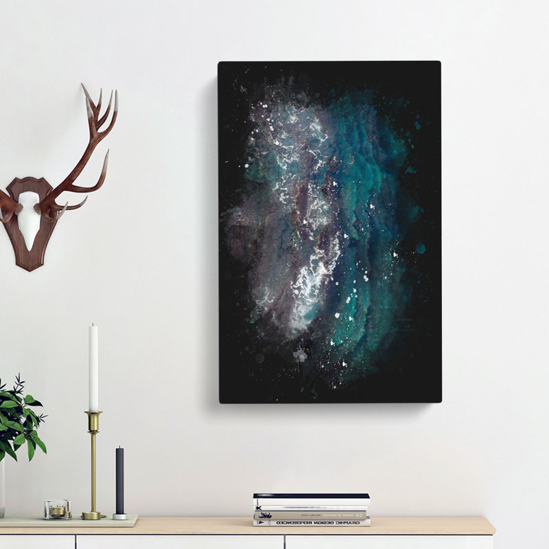 Aerial View Of The Ocean - Wrapped Canvas Print, 50cm H x 35cm W x 3cm D