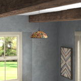 Luminaire pour dôme 3 lumières unique Nedrow
