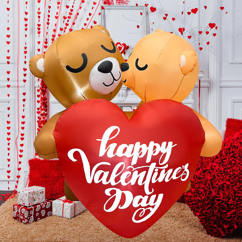 Boule gonflable Kiss Couple Bear