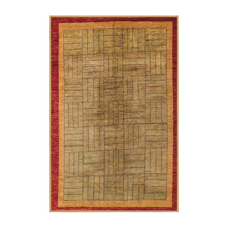 Abstract Indoor Rug, Rectangle 3' x 5'