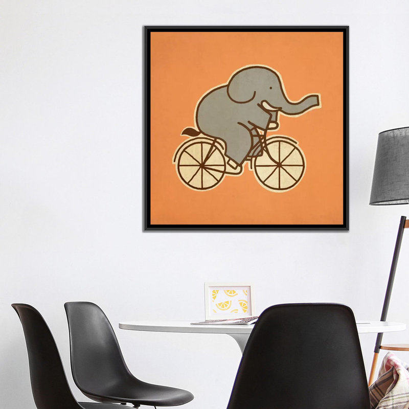 Zies Miceli Art, Toile encadrée noire, H 37 po x l 37 po x P 1,5 po