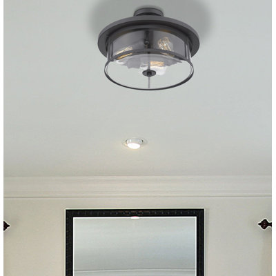 Attah Glass Flush Mount