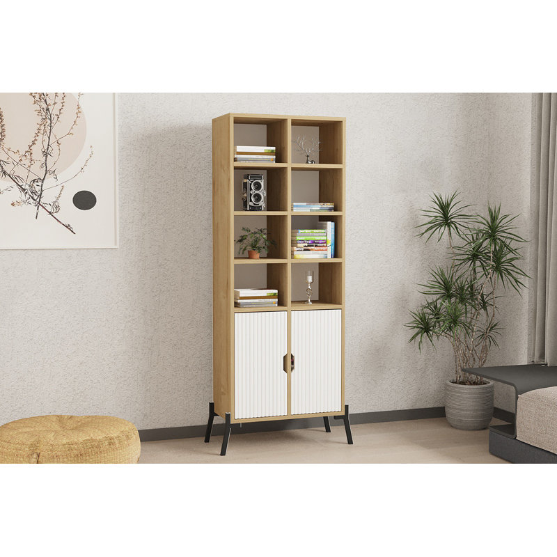 Bookshelf, Sapphire Oak/White