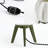 Wavy 16.5" Modern Contemporary Plant-Based PLA 3D Printed Dimmable LED Table Lamp-277406431-277406430