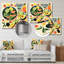 Vert et rouge avocat élégance II - nourriture, art mural en métal-1029232035