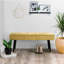 Banc rembourré 39,4 po Velours côtelé-1170276524