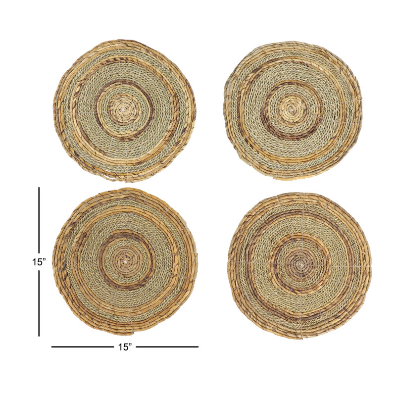 Kelleher Jute Abstract Round Placemat